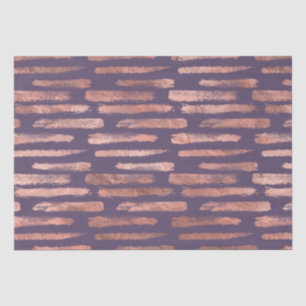 Papier Mousseline Rose Gold Glamouruseux et coups de pinceau lavande