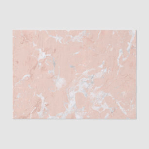 Papier Mousseline Rose Gold Marble 3, Découpage ou sac cadeau