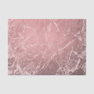 Papier Mousseline Rose Gold Rose Moderne Marbre Chic et Tendance Gla