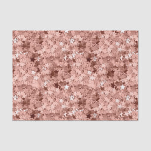 Papier Mousseline Rose Gold Star Confetti look métallique