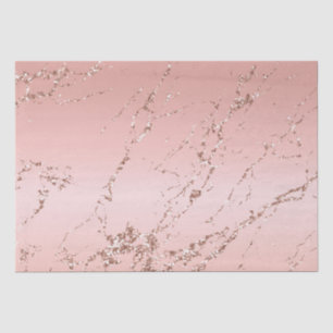 Papier Mousseline Rose or marbre Glitzy Parties scintillant Mariage