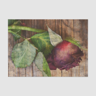 Papier Mousseline Rose rouge, bois Brown, texture rustique, floral a