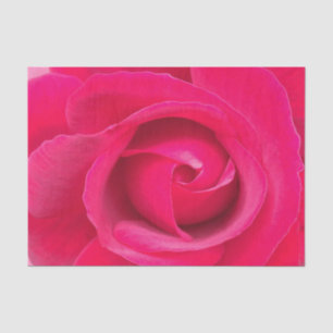 Papier Mousseline Rose rouge romantique