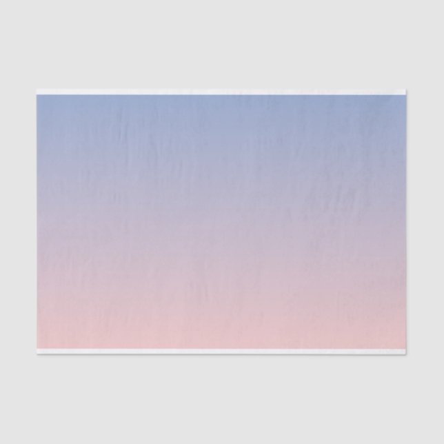 Papier Mousseline Rose Serenity Quartz bleu rose Ombre (Recto)