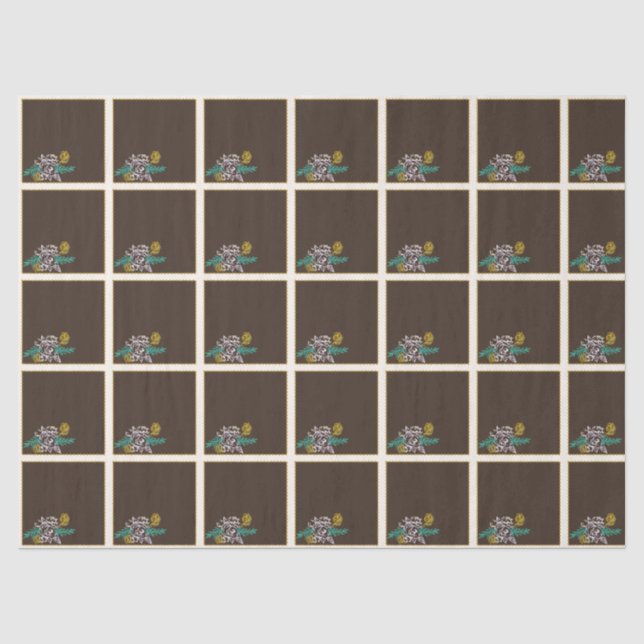 Papier Mousseline Rose Toffee (Recto)