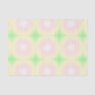 Papier Mousseline Rose vert pâle Blanc 3D Optique Motif dégradé