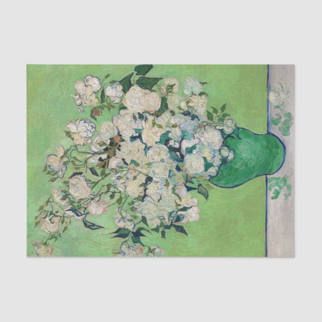Papier Mousseline Rose, Vincent van Gogh, Découpage (Recto)