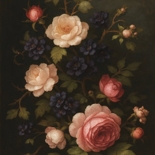 Papier Mousseline Rose Vintage Humeur Maussade