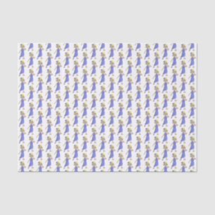 Papier Mousseline Rose violet lyrique moderne danseuse mignonne dans
