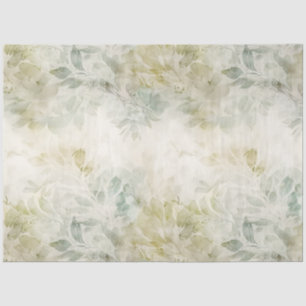 Papier Mousseline Roses blanches