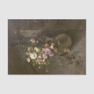 Papier Mousseline Roses dans une guitare espagnole par Margaretha Ro