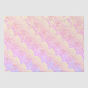 Papier Mousseline Roses de couleur Whimsical