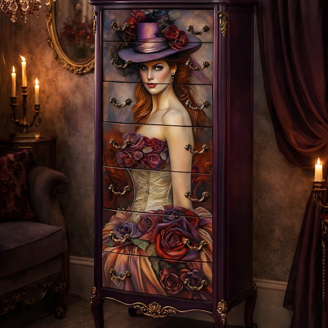 Papier Mousseline Roses & Reverie Découpage (Créateur téléchargé)