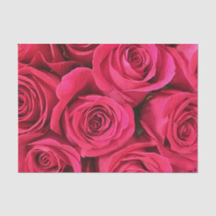 Papier Mousseline Roses rose-foncé chics minables de victorian
