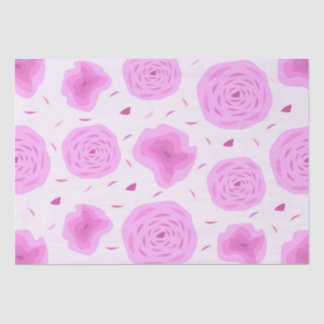 Papier Mousseline Roses roses roses Abstraites, motif transparent