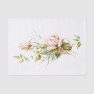 Papier Mousseline Roses roses vintages