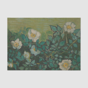 Papier Mousseline Roses sauvages par Vincent Van Gogh Tissue Paper