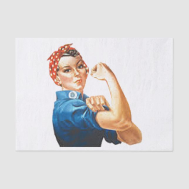 Papier Mousseline Rosie la riveteuse (Recto)
