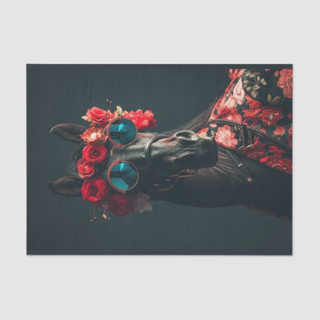 Papier Mousseline Rosie le cheval (Recto)