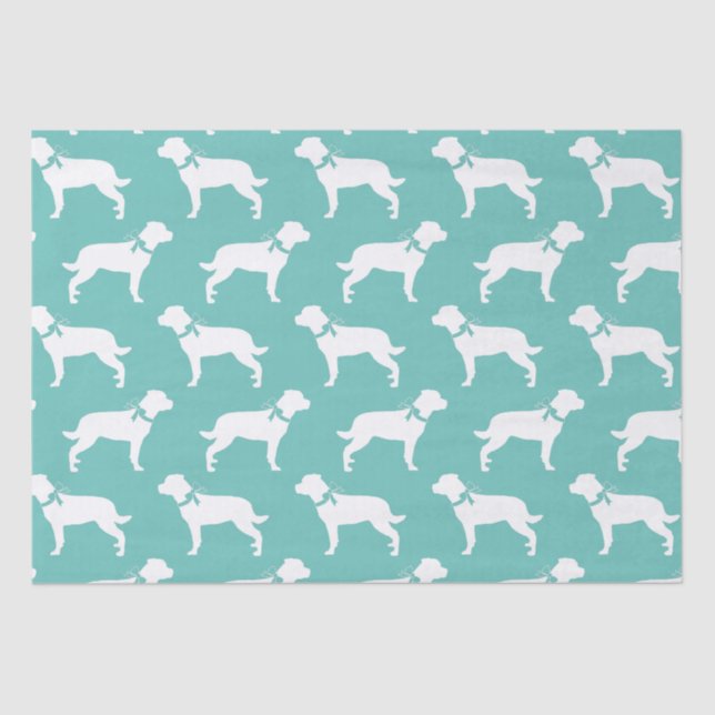 Papier Mousseline Rottweiler Chien Puppy Rottie (Recto)