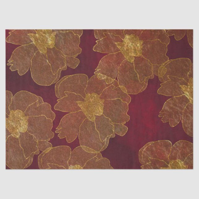 Papier Mousseline Rouge (Recto)