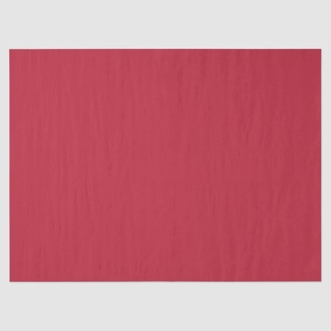 Papier Mousseline rouge cardinal uni (Recto)