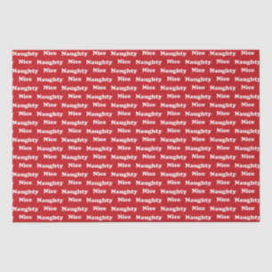 Papier Mousseline Rouge coquin ou joli