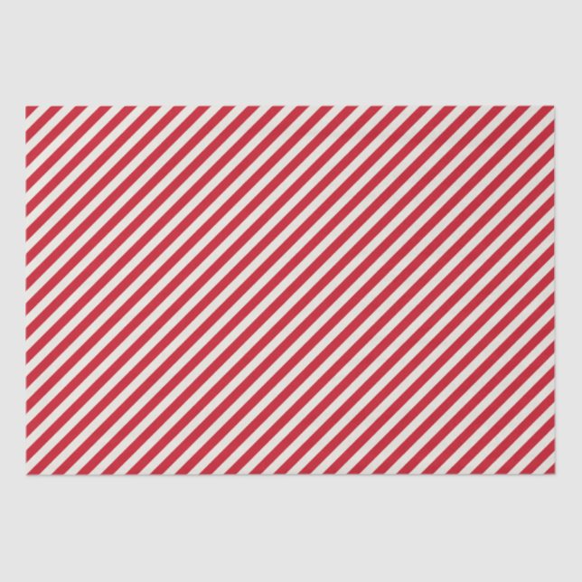 Papier Mousseline Rouge et blanc triés (Recto)