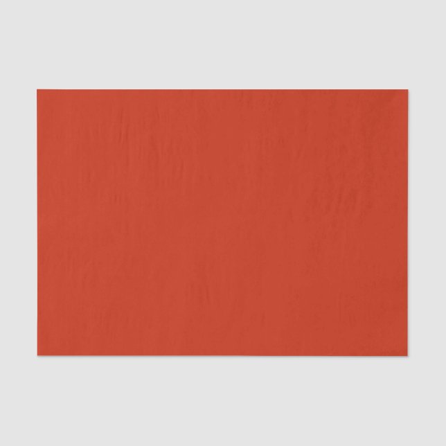 Papier Mousseline Rouge Orange Uni Moderne (Recto)