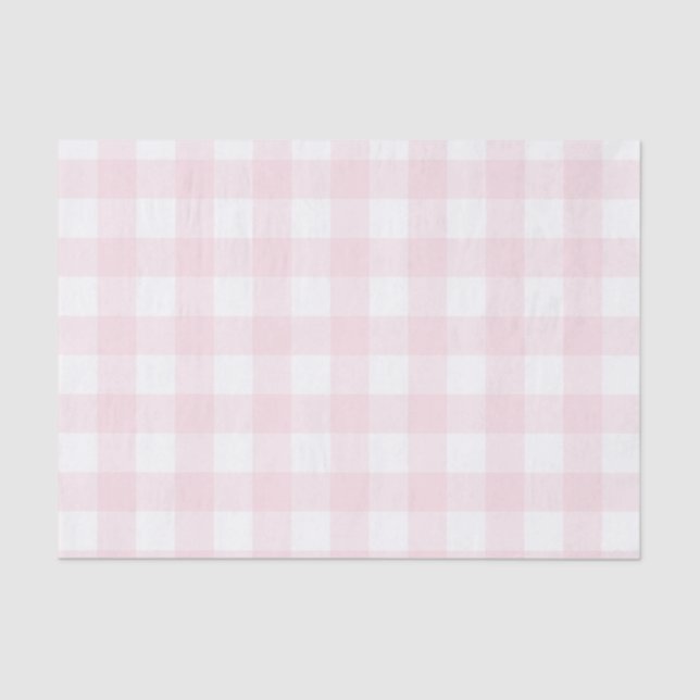 Papier Mousseline Rougissent le motif rose de contrôle de Buffalo (Recto)