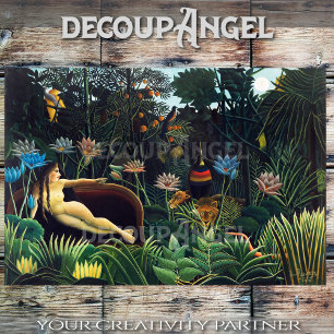 Papier Mousseline Rousseau - La Découpage du rêve