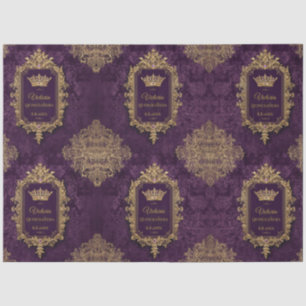 Papier Mousseline Royal Amethyst Quinceañera, coutume