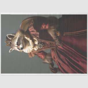 Papier Mousseline Royal Regal Queen Raccoon #2 Découpage