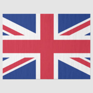 Papier Mousseline Royaume-Uni Union Jack Drapeau des colonies britan