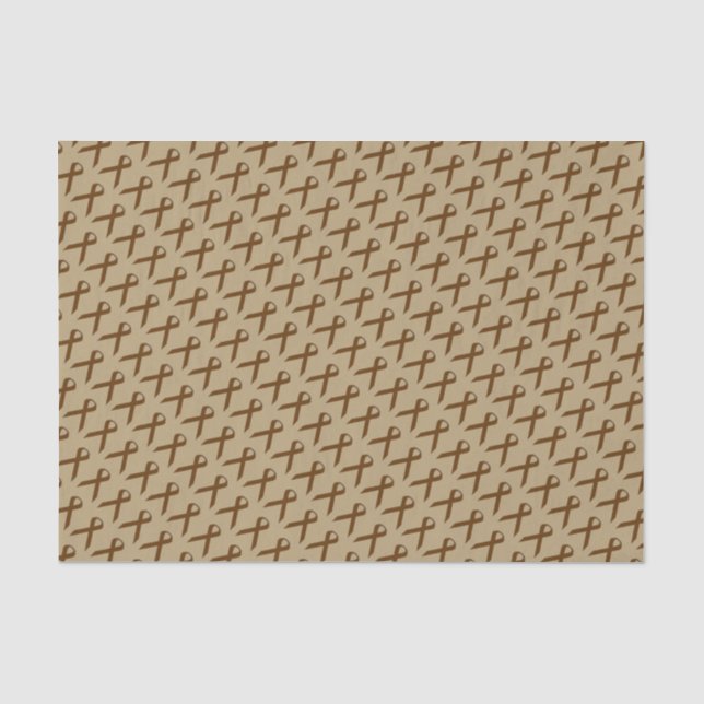 Papier Mousseline Ruban Brown standard par Kenneth Yoncich (Recto)