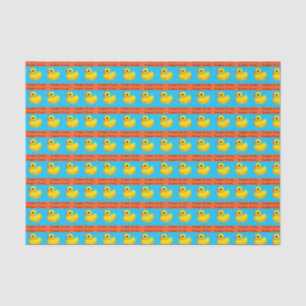Papier Mousseline Rubber Ducky