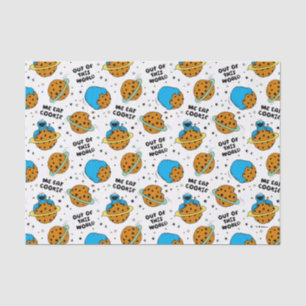 Papier Mousseline Rue Sésame Monstre de cookies hors de ce monde