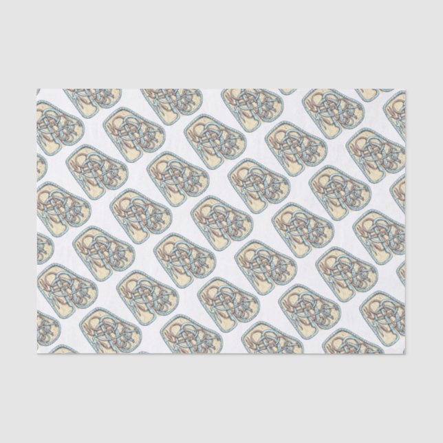 Papier Mousseline Runestone (bleu) (Recto)
