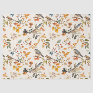 Papier Mousseline Russe Halloween Automne Feuilles Citrouille