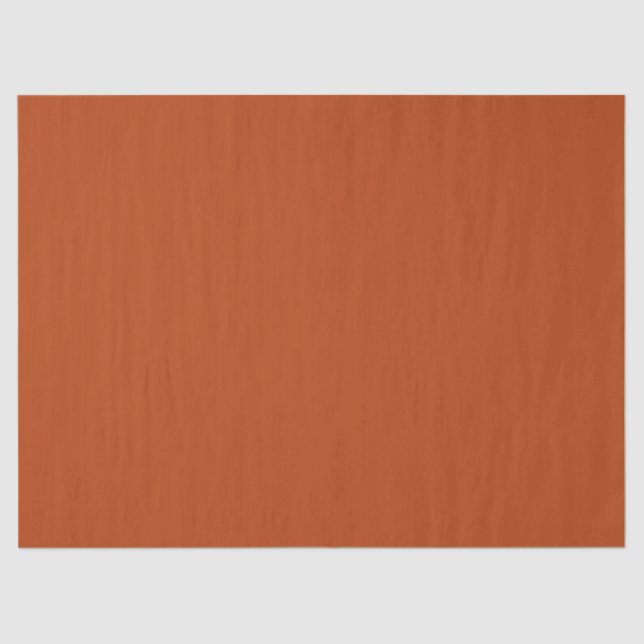 Papier Mousseline Rust Solid Color (Recto)