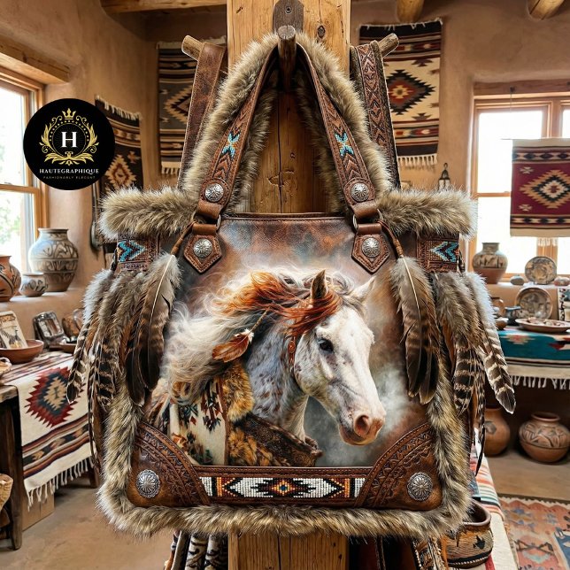 Papier Mousseline Rustic Appaloosa Western Portrait (Créateur téléchargé)