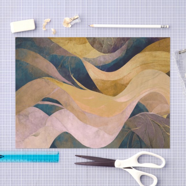 Papier Mousseline Rustic Country Brown Wood Designer Decoupage Paper (Artisanat)