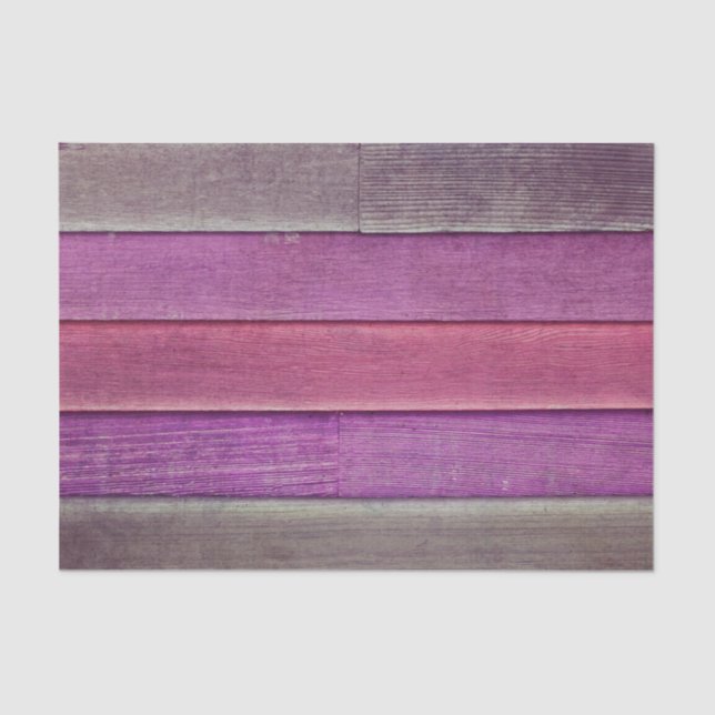 Papier Mousseline Rustic Country Purple Brown Wood Grain Texture (Recto)