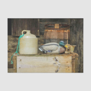 Papier Mousseline Rustic Jug Duck Decoy Photo