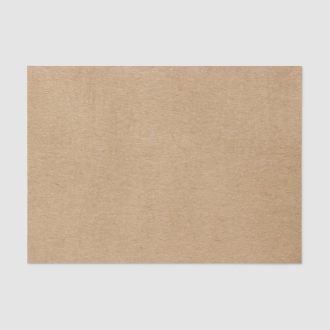 Papier Mousseline Rustic Kraft Simple Élégant Bohème (Recto)
