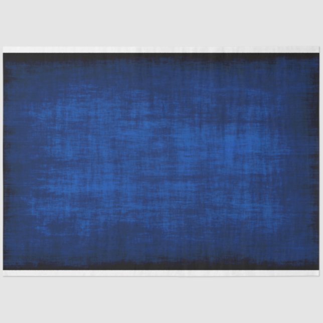 Papier Mousseline Rustic Royal Blue Texture Arrière - plan lg Découp (Recto)