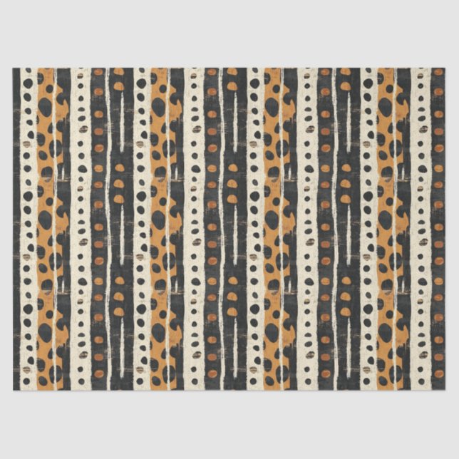 Papier Mousseline Rustic Southwestern Stripe Pattern (3) (Recto)