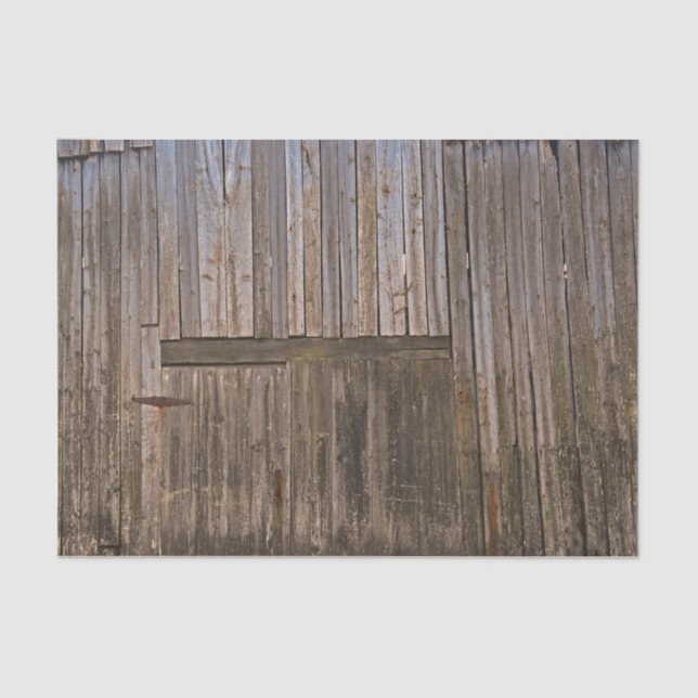 Papier Mousseline rustique Pays Brown Barne Découpage en bois (Recto)