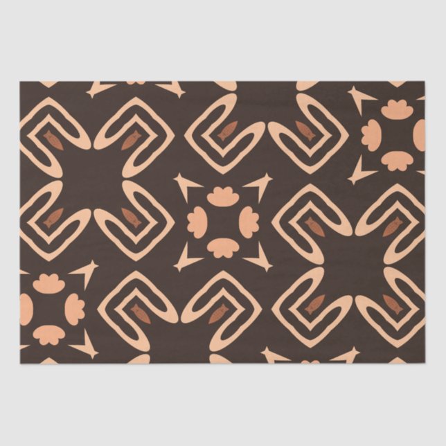 Papier Mousseline Rythme rétro (Recto)