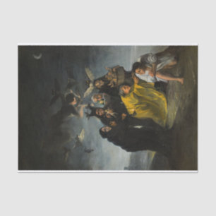 Papier Mousseline Sabbat des sorcières, Las Brujas par Francisco Goy